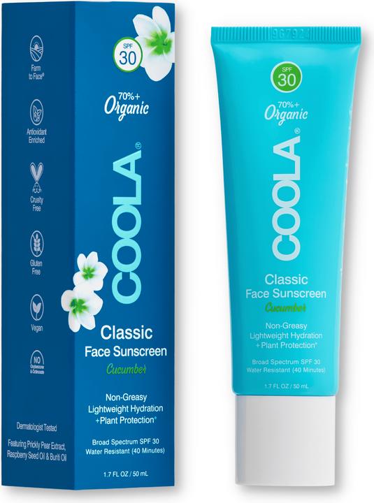 Actual product image Coola Suncare Classic Lotion Cucumber (Sun cream face, SPF 30, 50 ml, 50 g)