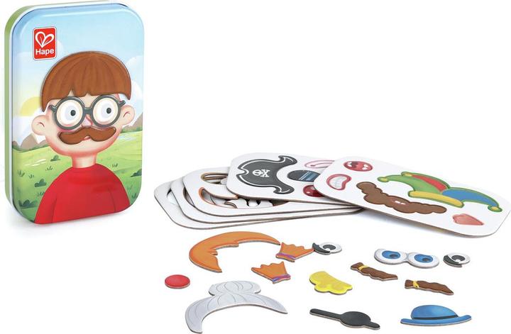 Actual product image Hape Magnetic laughing faces (Multilingual)