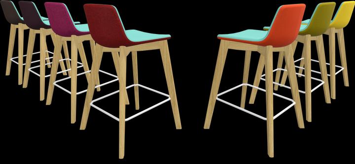 Actual product image Narbutas Twist & Sit Bar Stool