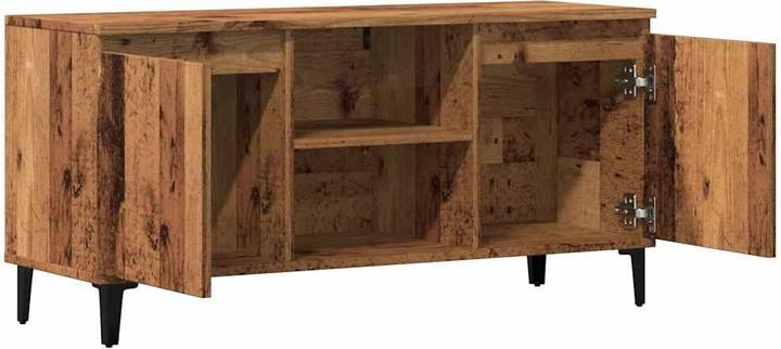 Produktbild VidaXL TV Schrank Lowboard Fernsehschrank Fernsehtisch TV Möbel Altholz-Optik (102 x 35 x 50 cm)