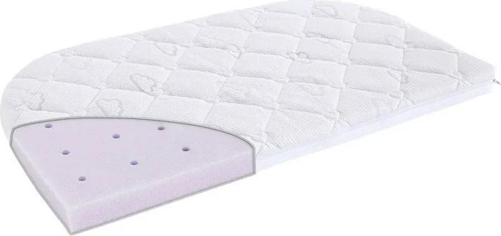 Actual product image Träumeland Traeumeland Baby Mattress Comforter Brise Light comfort 45 x 88 x 6 2 rounded corners (45 x 88 cm)
