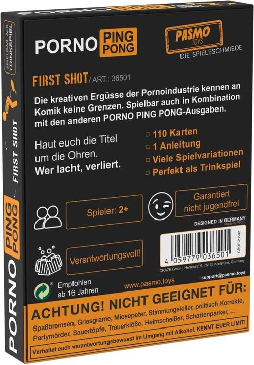Produktbild Craze PASMO Porno Ping First Shot