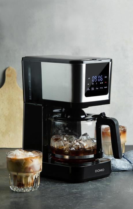 Produktbild Domo CAFETIÈRE DO733K 1,25L 10 TASSES MUG 400ML COMMANDES TACTILES/ÉCRAN LED FILTRE PERMANENT