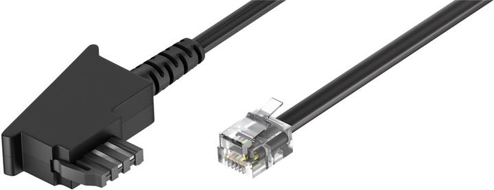 Immagine prodotto Goobay Cavo di collegamento TAE-F (pin out universale), nero, 6 m
