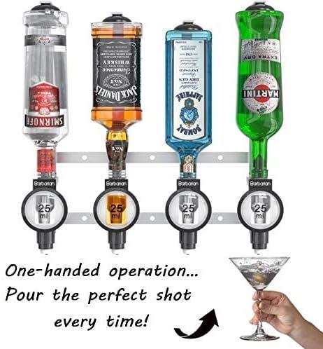 Actual product image Barbarian 4 Bottle Professional Bottle Optics for Spirits