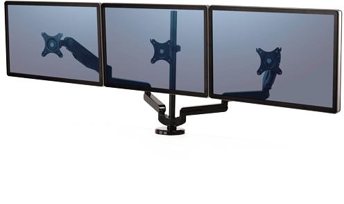 Actual product image Fellowes Platinum Series Triple Monitor Arm (Table, 27")