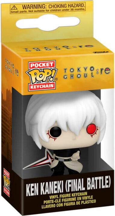 Immagine prodotto Funko Tokyo Ghoul:re POP! portachiavi in vinile 4 cm Ken Kaneki (Battaglia Finale) Display (12)