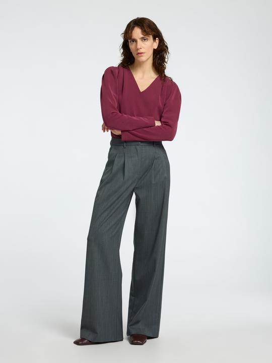 Immagine prodotto Selected Femme Top drappeggiato con scollo a V (S)