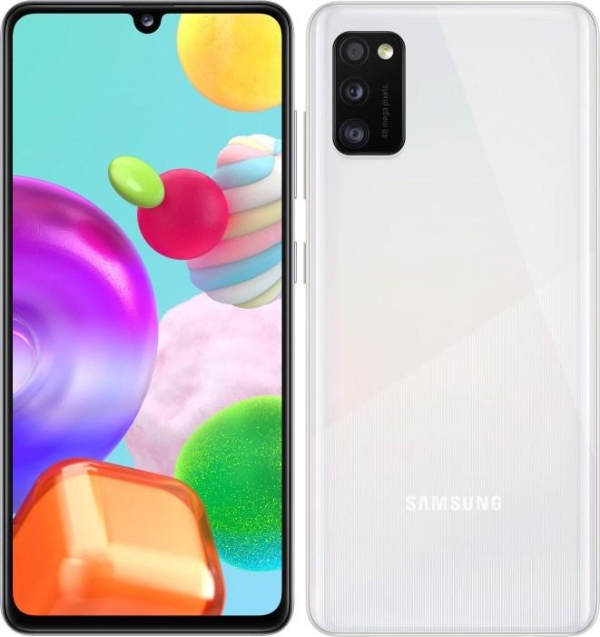 Produktbild Samsung Galaxy A41 EU (64 GB, Weiss, 6.10", Dual SIM, 48 Mpx, 4G)