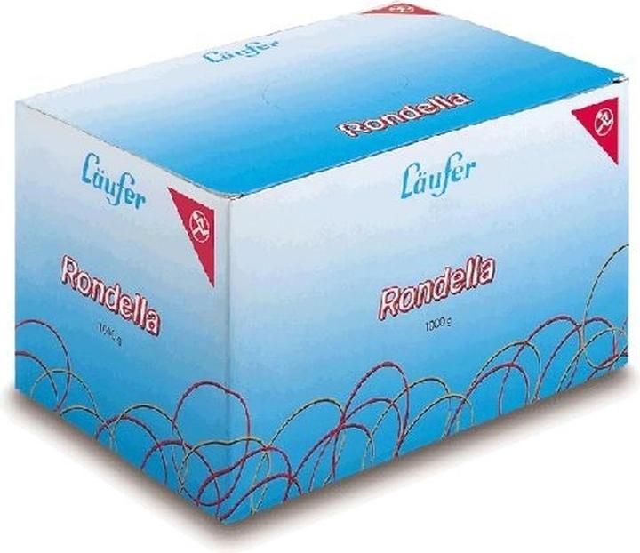 Actual product image Läufer L "ufer rubber rings RONDELLA in cardboard box, red, 40 mm, 1,000 g (1 pcs.)