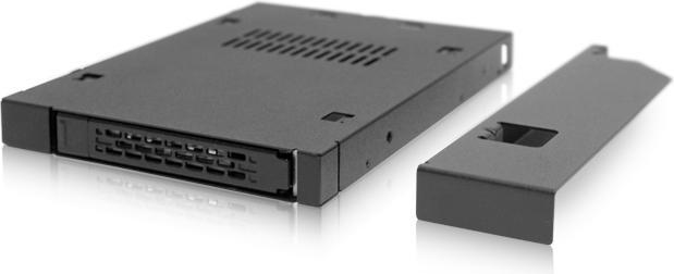 Produktbild Icy Dock 2.5” SATA/SAS HDD/SSD Wechselrahmen für Slim ODD/FDD Schacht mit Schloss