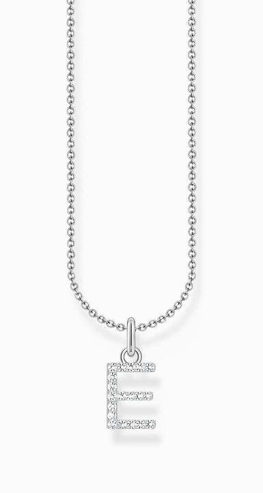 Image du produit Thomas Sabo Chaîne avec pendentif lettre E argent (Argent 925, 38 - 45 cm)
