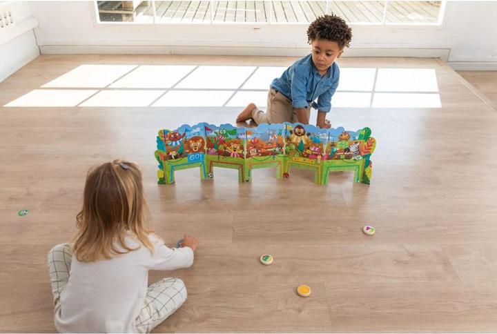 Image du produit Goula Jungle Race, d/f/i dès 3 ans, 2-4 joueurs, 2 jeux en 1 (Allemand, Français, Italien)