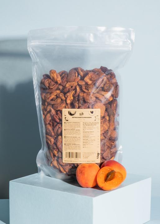 Image du produit KoRo Moitiés d'abricots séchés et non soufrés (1000 g)