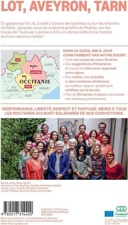 Image du produit Lot, Aveyron, Tarn : Occitanie 2025 2026 (Français, Collectif, 2025)