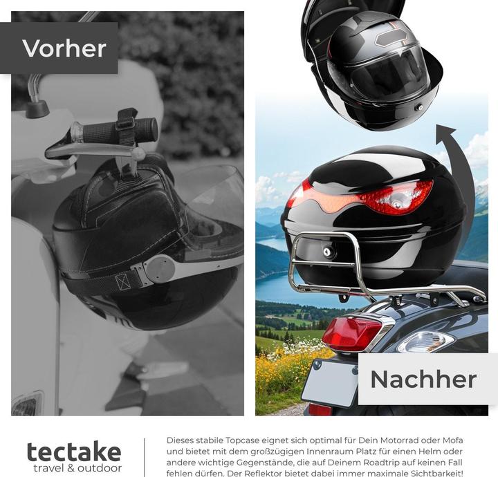 Immagine prodotto tectake Caso di moto (22 l)