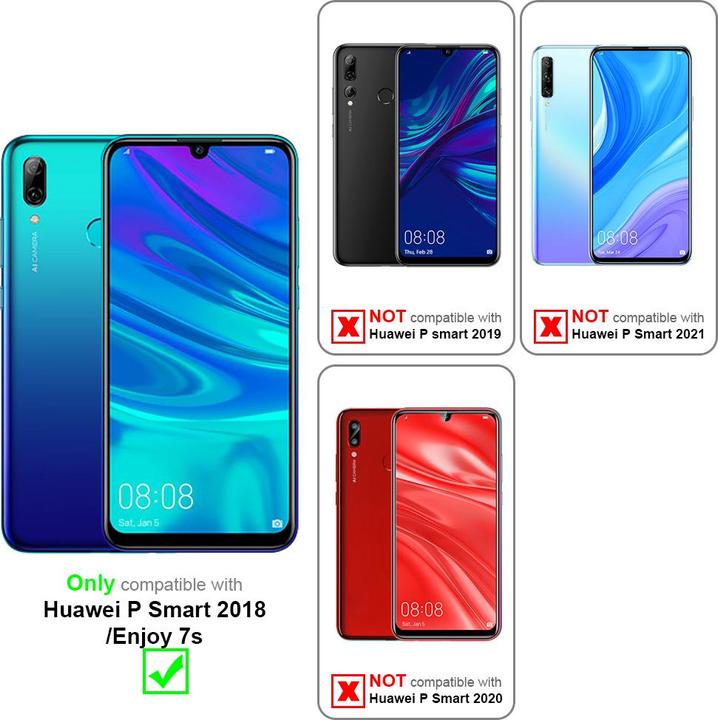 Productafbeelding Cadorabo Boek Onzichtbare Magneethoes (Huawei P Smart)