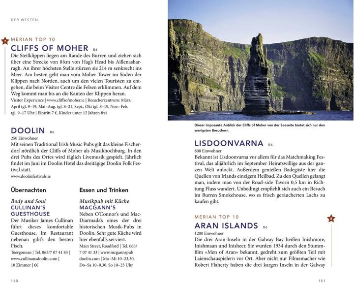 Actual product image MERIAN Reiseführer Irland mit Nordirland (German, Christian Eder, Cornelia Lohs, 2021)