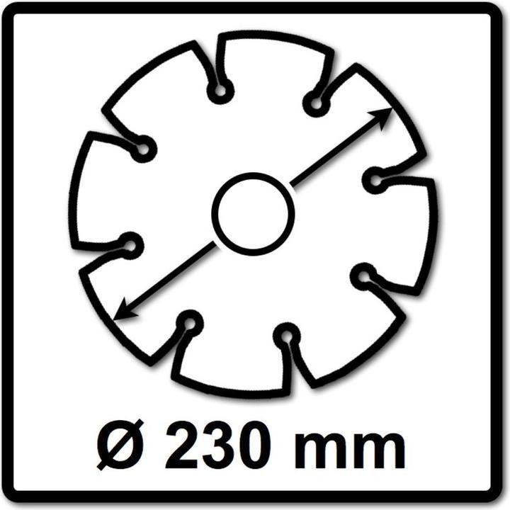 Actual product image Bosch Professional Zubehör PRO Multi Material diamond cutting disc, 230 x 22.23 mm