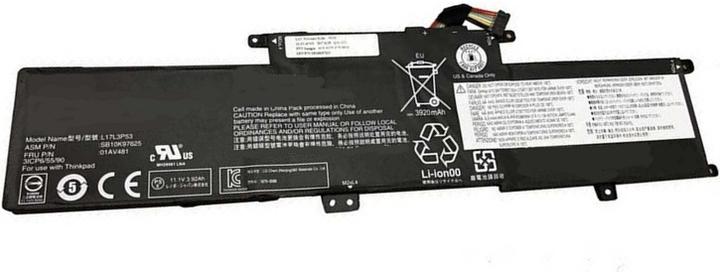 Immagine prodotto CoreParts Batteria del computer portatile (equivalente a: Lenovo 01AV482, Lenovo 01AV481, Lenovo 01AV483) (6 Celle, 4050 mAh)