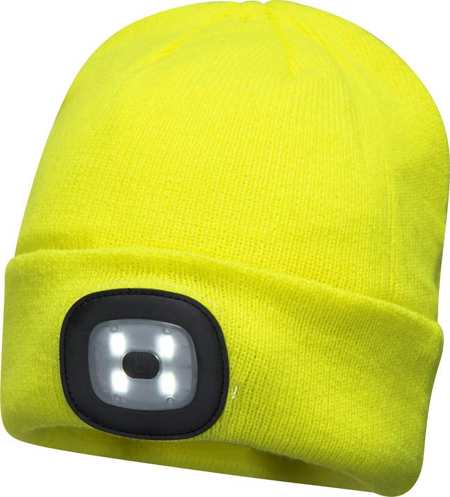 Actual product image Schönenberger Beanie LED Head Light USB Yellow (One size)