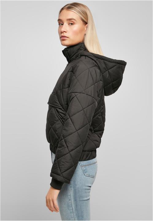 Actual product image Urban Classics Ladies Oversized Diamond Quilted Pull Over Jacket (4XL)