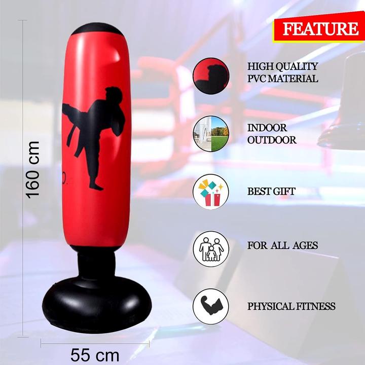 Actual product image Cbx Inflatable punching bag, standing punching bag, 160cm (55 cm)
