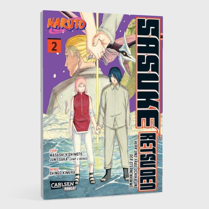 Actual product image Naruto - Sasuke Retsuden: Herr und Frau Uchiha und der Sternenhimmel (Manga) 2 (German, Jun Esaka, 2024)