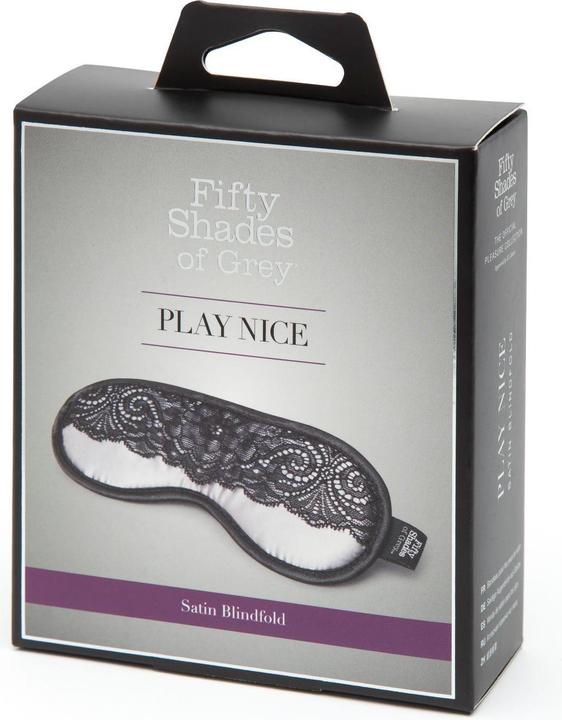 Produktbild Fifty Shades of Grey Play Nice Satin & Lace Blindfold - Black