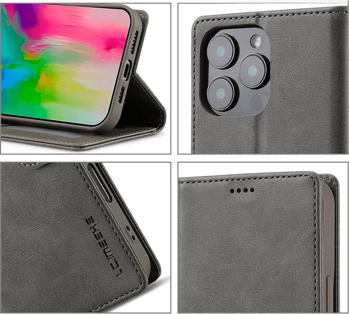 Image du produit LC.Imeeke iPhone 16 Pro - Étui en cuir (Apple iPhone 16 Pro)