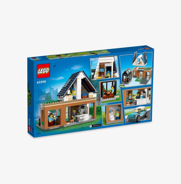 Actual product image LEGO Family home with electric car (60398, LEGO City)