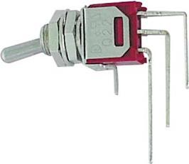 Immagine prodotto Velleman Interruttore a levetta verticale subminiaturizzato a 90° Spdt On-On
