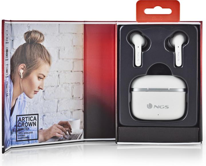 Actual product image NGS Artica crown white (8 h, Wireless)