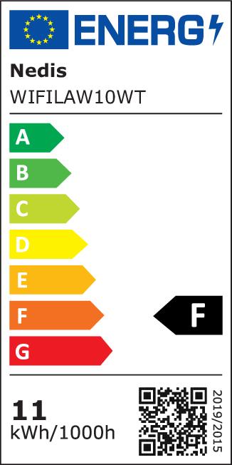 Etichetta energetica Nedis SmartLife - Plafoniera WLAN - Bianco freddo/Bianco caldo - Controllo vocale - Integrato nel Ned (800 lm)
