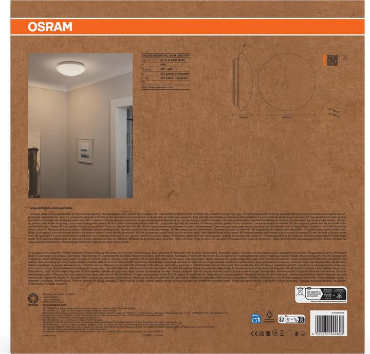 Immagine prodotto Osram ESSENTIALS CEILING RETROFIT LUMINAIRE 350mm 2xE27 (E27)