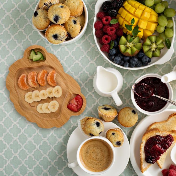 Actual product image Relaxdays Baby plate lion