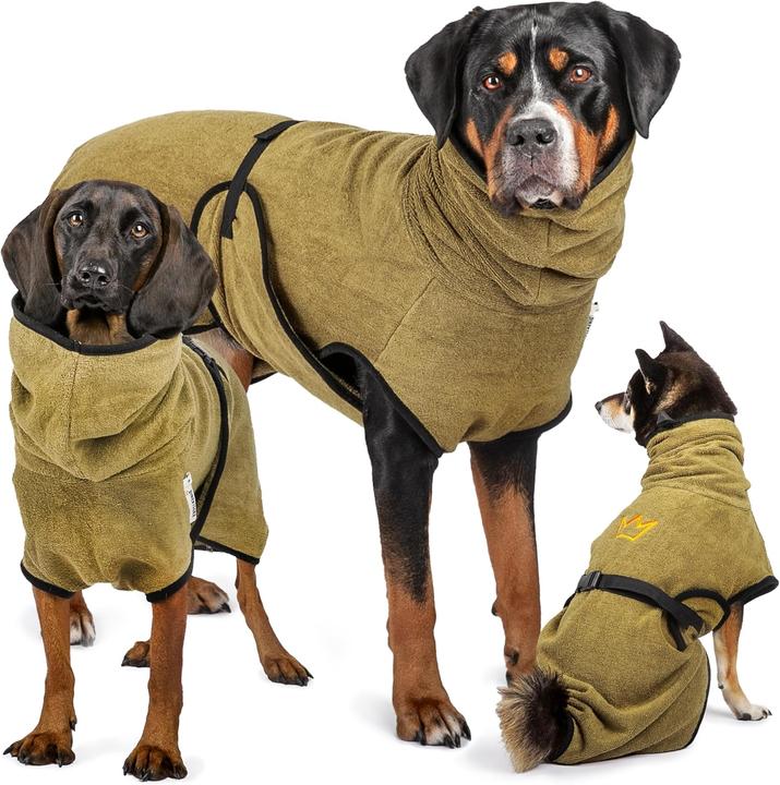 Image du produit Rudelkönig Peignoir de bain pour chiens (70, XL, Peignoir pour chien)