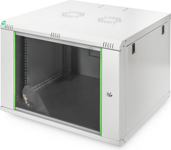 Actual product image Digitus Wall Mounting Cabinets Dynamic Basic Series - 600x600 mm (WxD) (7 RU, 19 inch rack)
