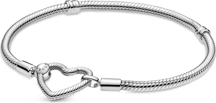 Pandora Armband Moments Snake Chain Herz Verschluss