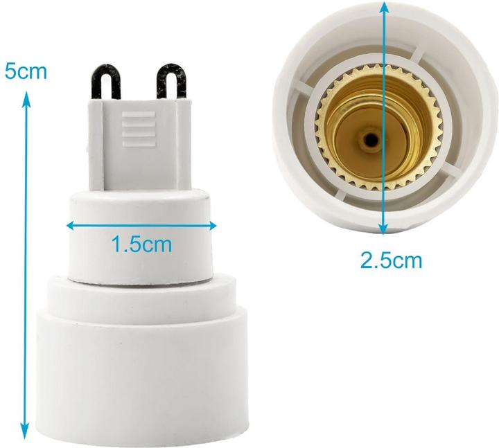 Immagine prodotto Intirilife Adattatore per base lampada da E40 a E27