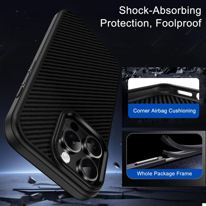 Immagine prodotto iPaky Custodia in fibra di carbonio (Apple iPhone 16 Pro)
