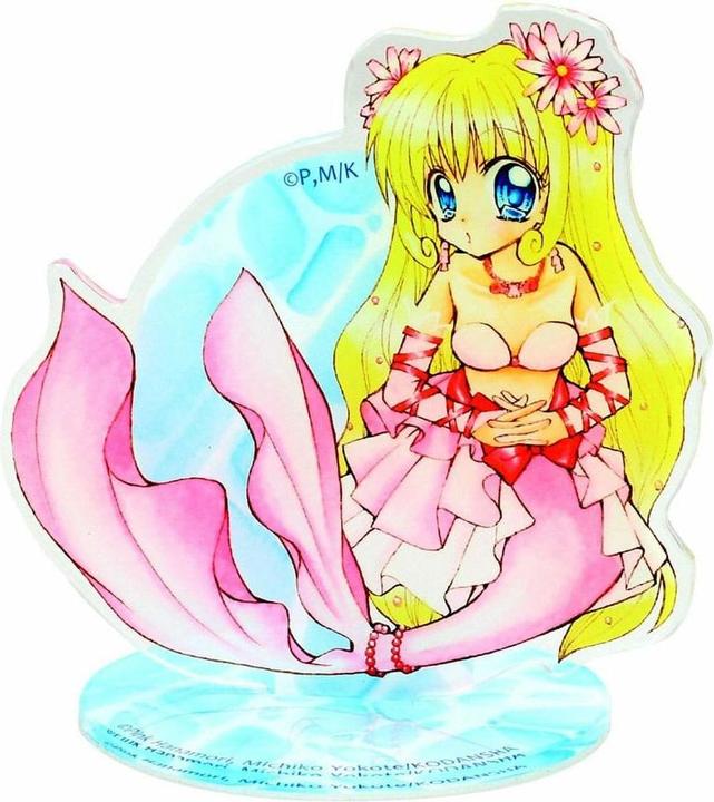 Uchiwa Mermaid Melody : Pichi Pichi Pitch Figurine acrylique Luchia Nanami with Flowers 21 cm