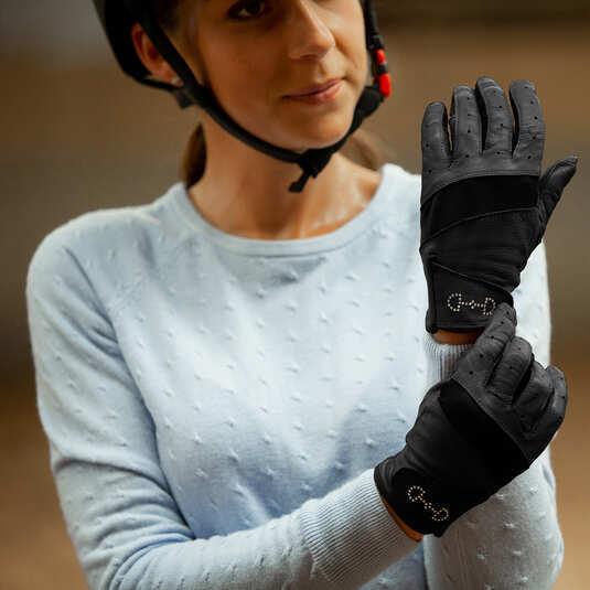 Produktbild Horze Reithandschuhe aus Leder und Mesh, Damen (10)