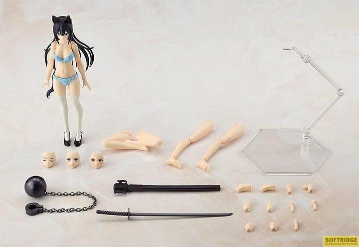 Actual product image Max Factory Guilty Princess maquette PLAMAX GP-04 Guilty Princess Underwear Body Girl Ran 16 cm