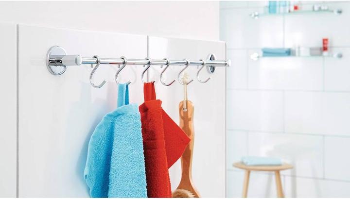 Image du produit tesa LOXX Barre à crochets avec solution adhésive sans perçage