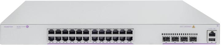 Actual product image Alcatel PoE+ Switch OmniSwitch OS2360-P24X 28 Port (28 Ports)