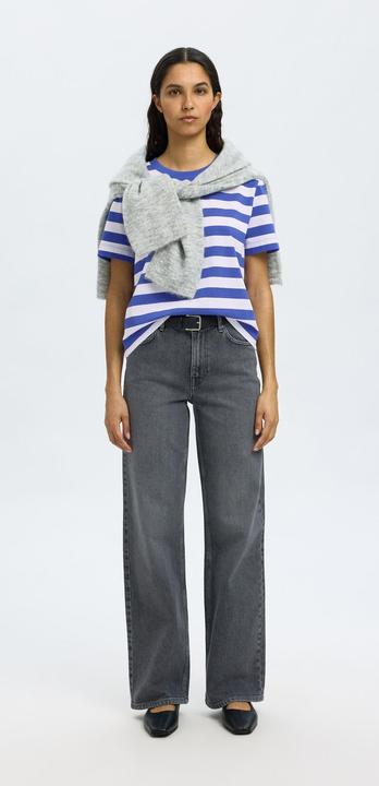 Image du produit Selected Femme Slfessential Ss Striped Boxy Tee Noos (XL)