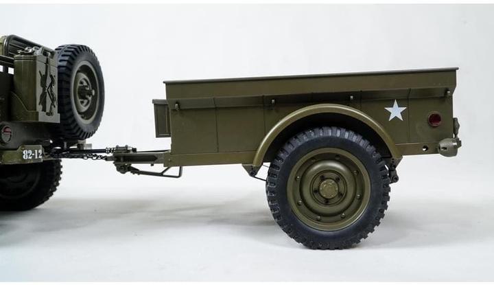 Image du produit RocHobby Anhänger zu 1941 MB Willys Jeep, 1:6 (RTR Prêt à fonctionner)