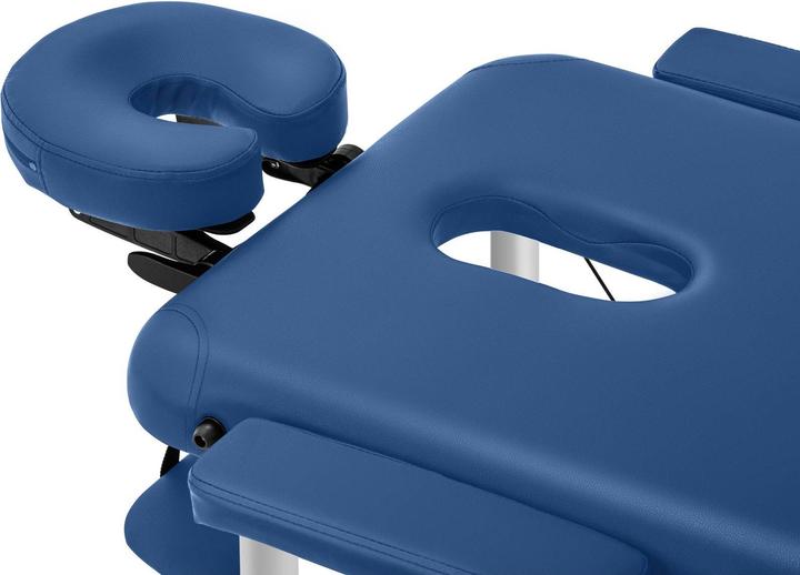 Produktbild Physa Massageliege klappbar Massagebank Massagetisch Holzrahmen 180 kg blau