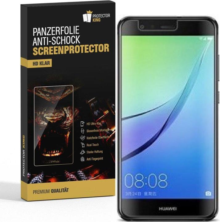 Produktbild Protectorking 2x Panzerfolie Anti-Shock HD Klar (2 Stück, Huawei Nova Lite)